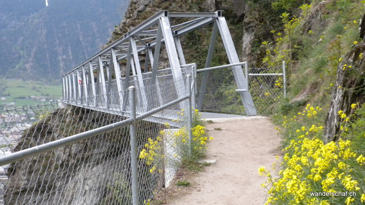 die Brücken oberhalb von Naters