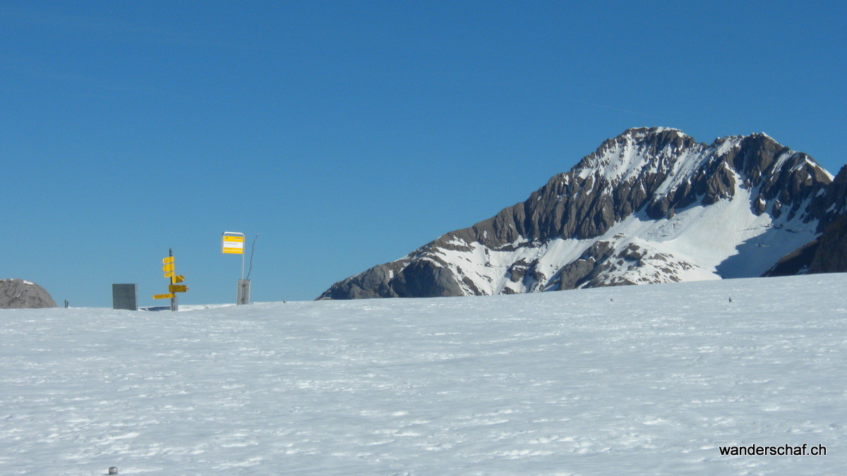 auf dem Col du Sanetsch hat's noch Schnee