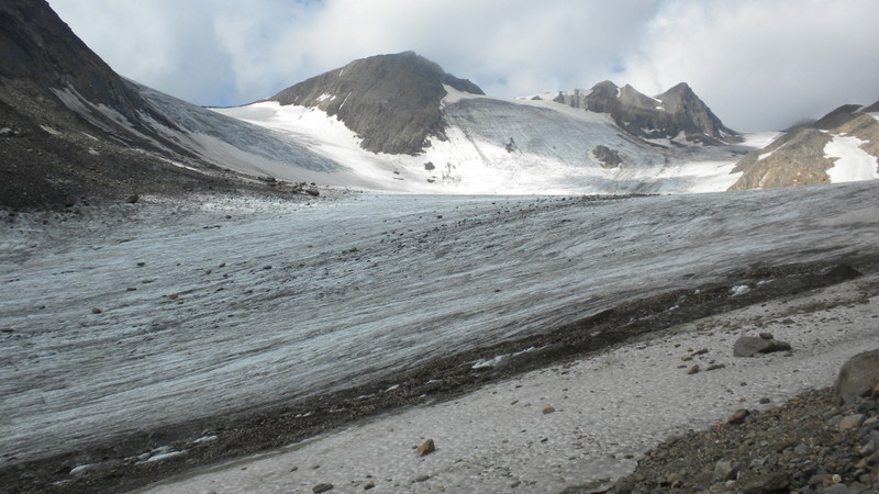 Bick zurück über den Hohsandgletscher