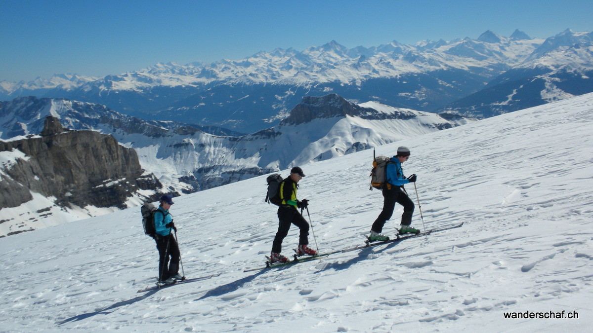 und weiter geht's Richtung Sommet des Diablerets