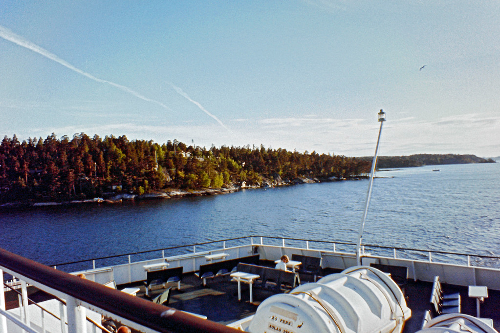 Fahrt  vorbei an den Schären-Inseln