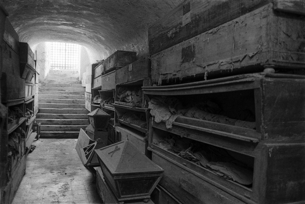 Gruftanlage unter dem Kapuzinerkloster in Palermo