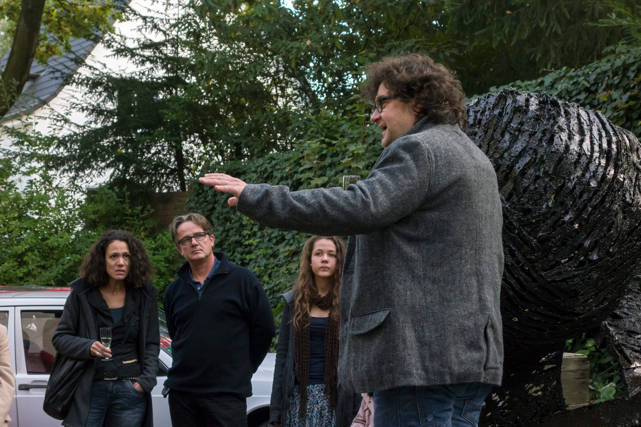 Einweihung der Skulptur von Ulrich Krämer