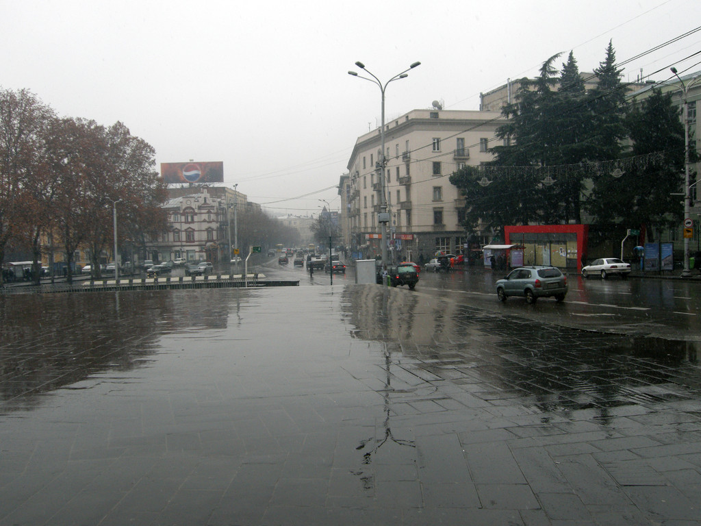 Blick von der Philharmonie auf die Stadt
