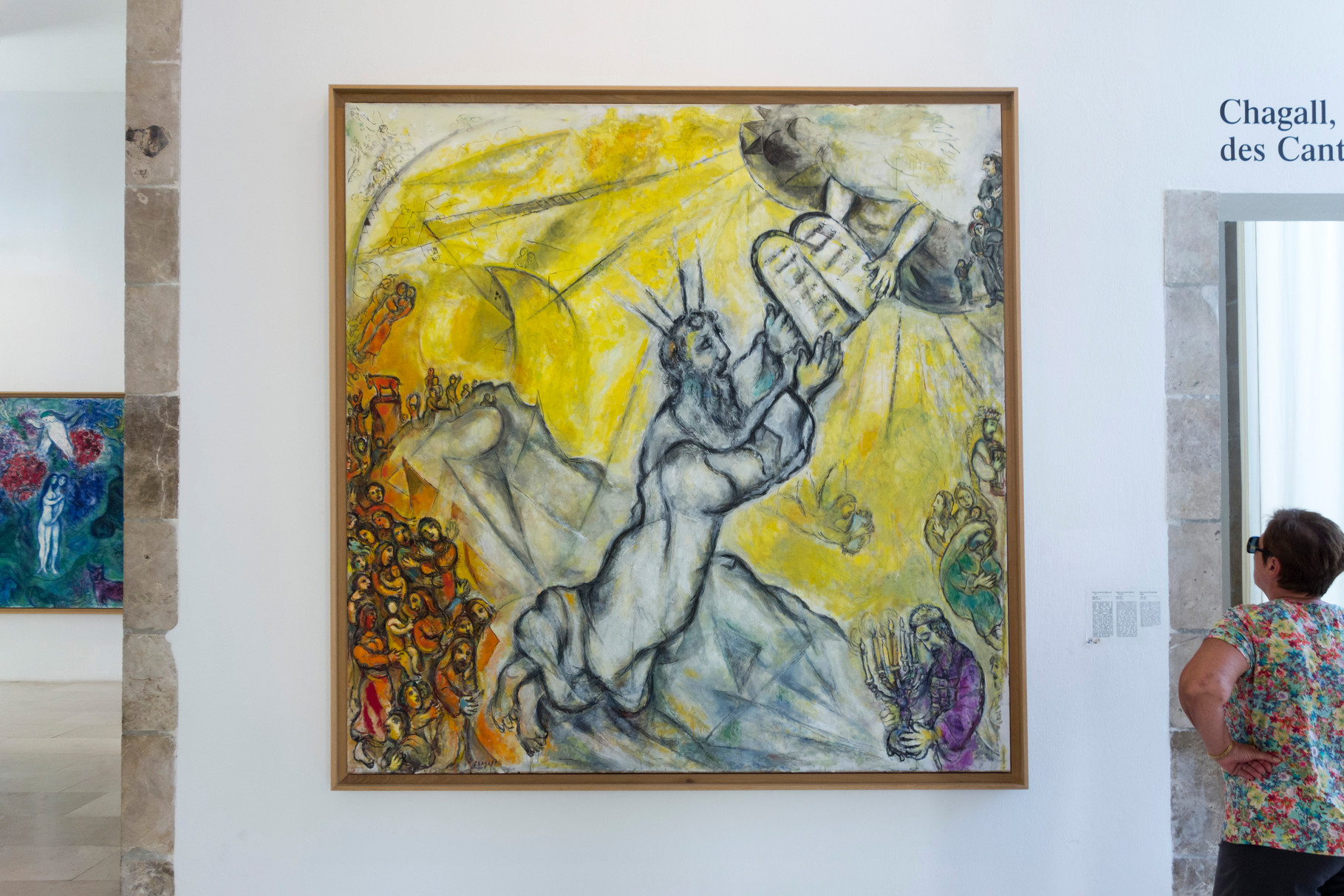 Moses erhält die Gesetzestafeln, 1960-1966, 237 x 233 cm