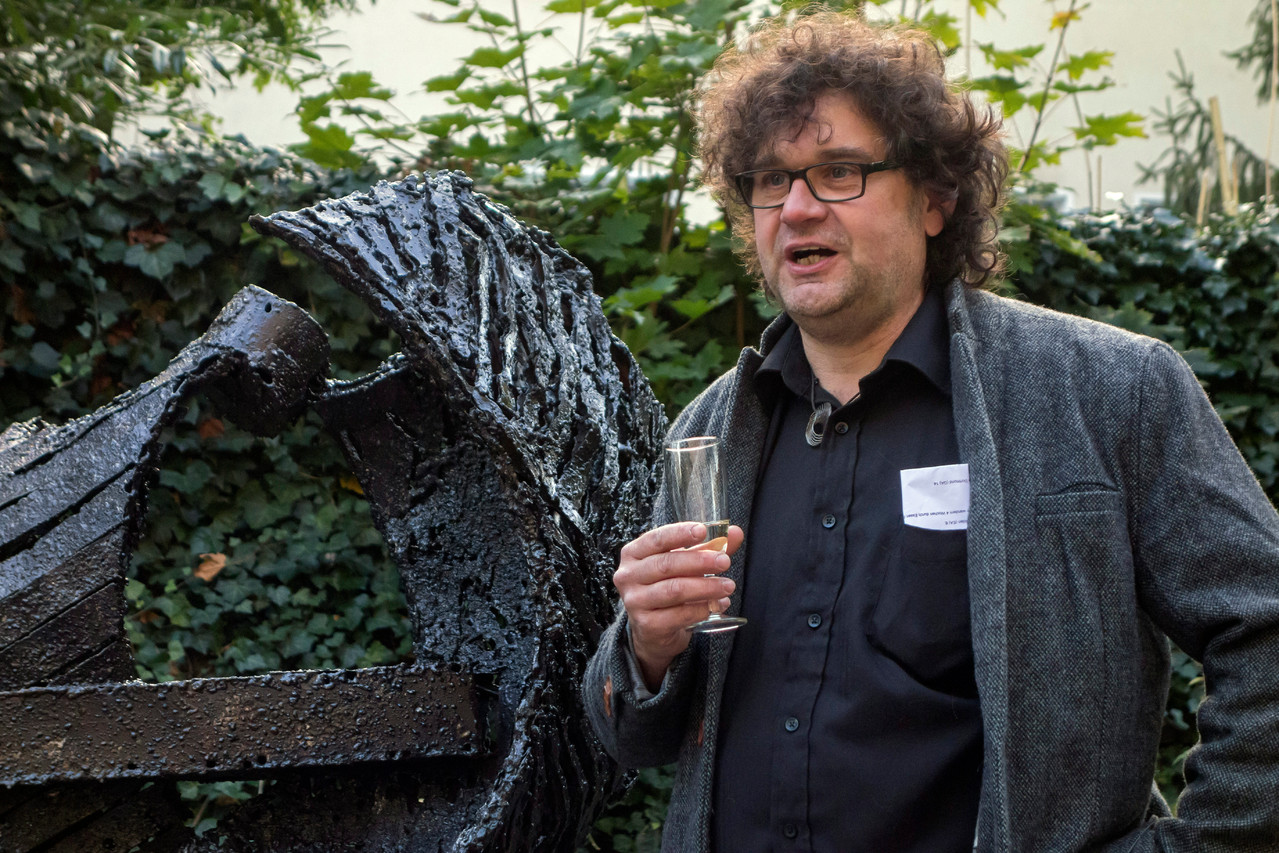 Einweihung der Skulptur von Ulrich Krämer