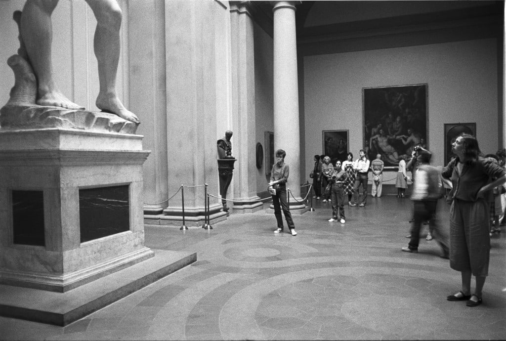 Florenz, Touristen vor der David-Skulptur