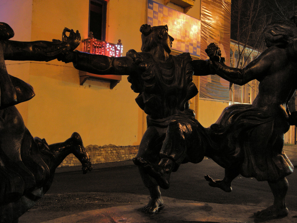 Brunnen am Baratschwili Boulevard