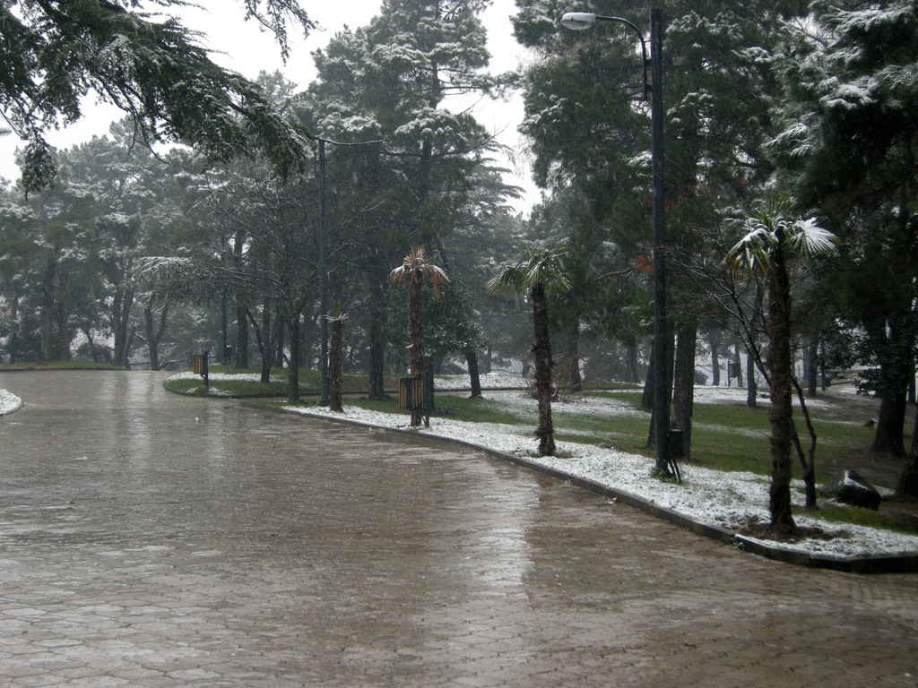 Park nahe dem Rustaveli-Boulevard