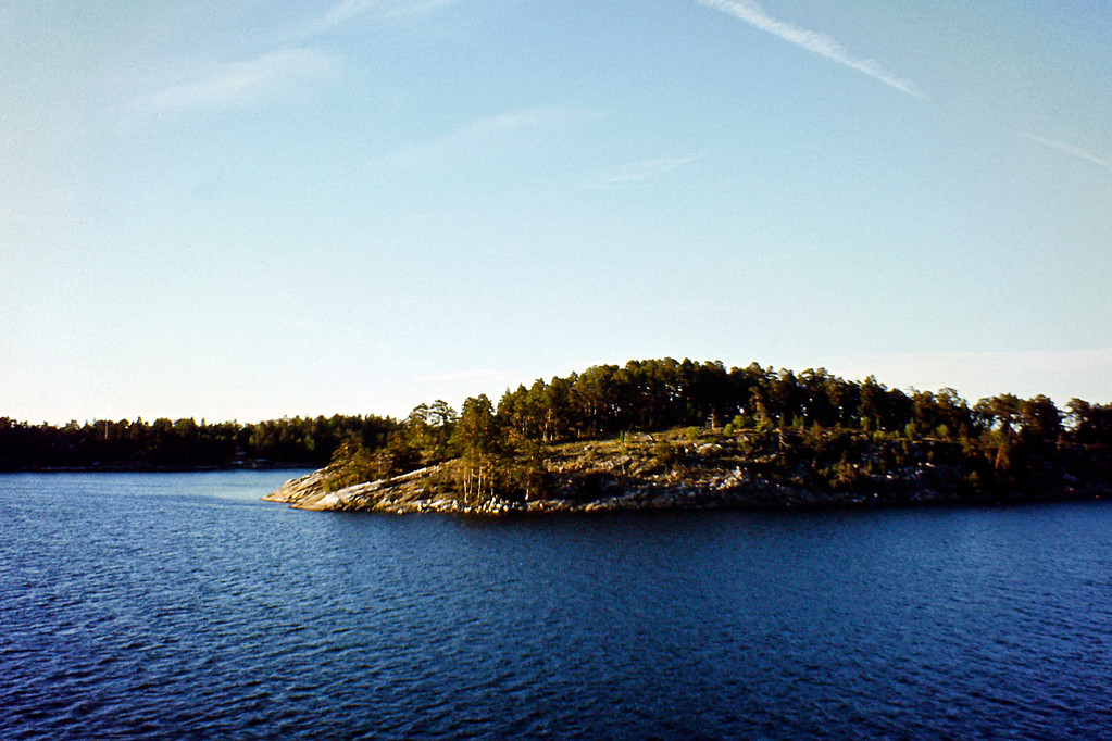 Fahrt  vorbei an den Schären-Inseln