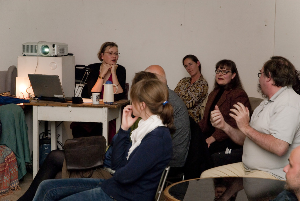 Diskussionen nach dem Vortrag