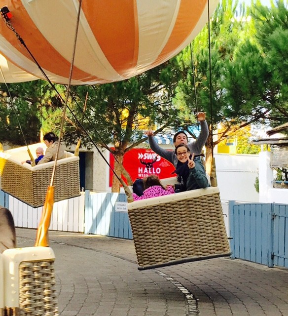 ... und auch Mama und Papa geniessen die Fahrten.