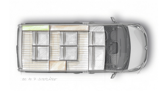 Kompanja mit viel Platz für Mitfahrer