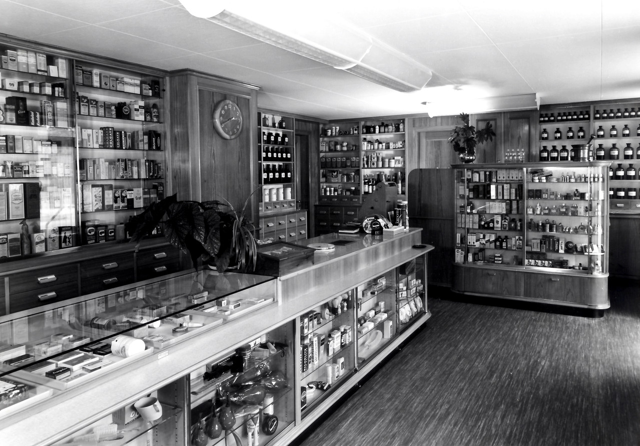 Der ursprüngliche Verkaufraum.