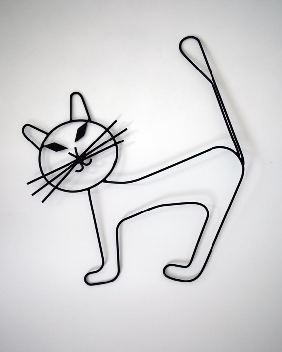 Wanddekoration Katze