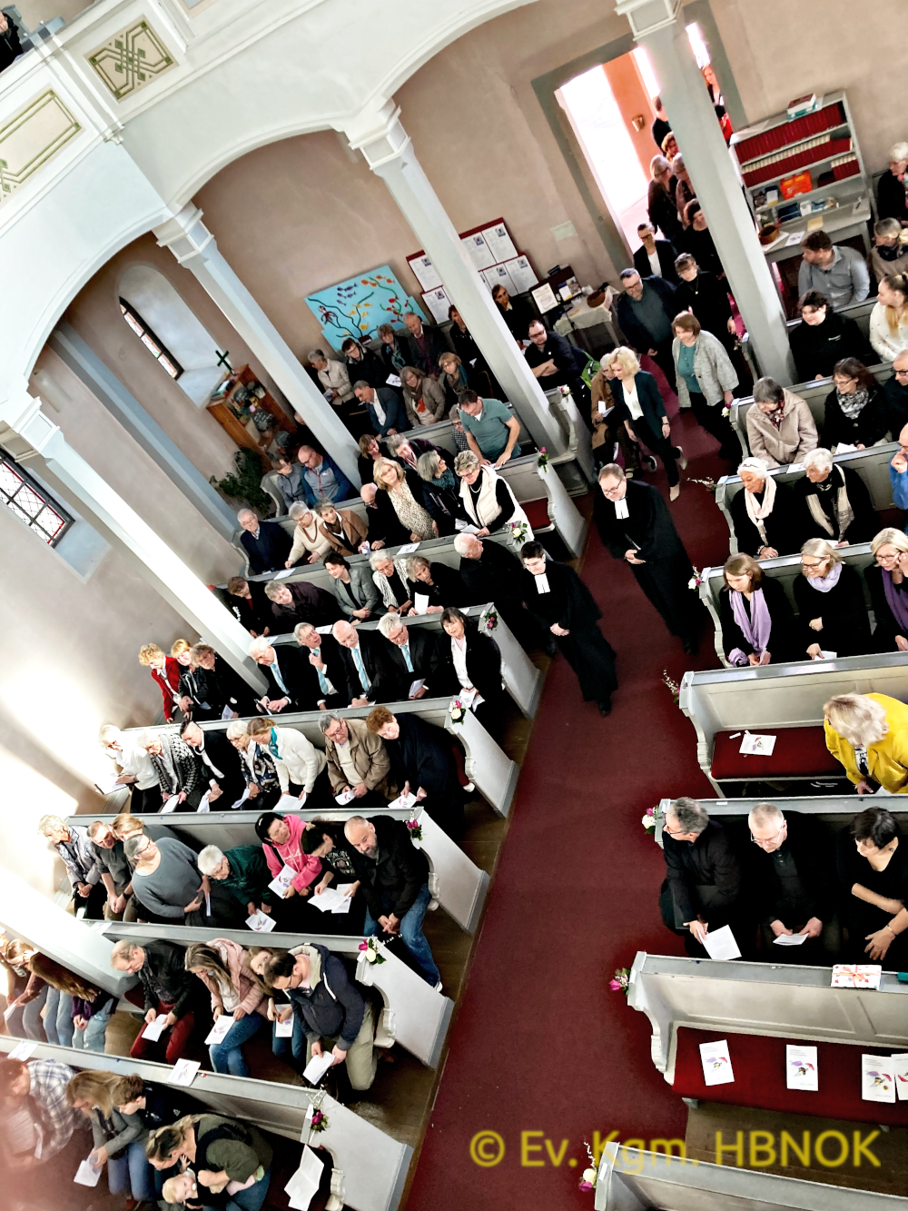 Einzug in die Kirche