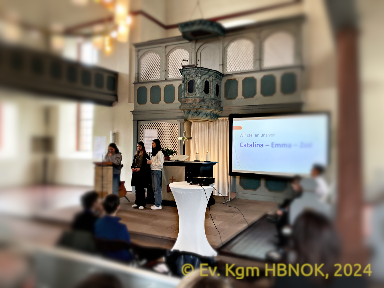 Verlesen der Konfirmationssprüche