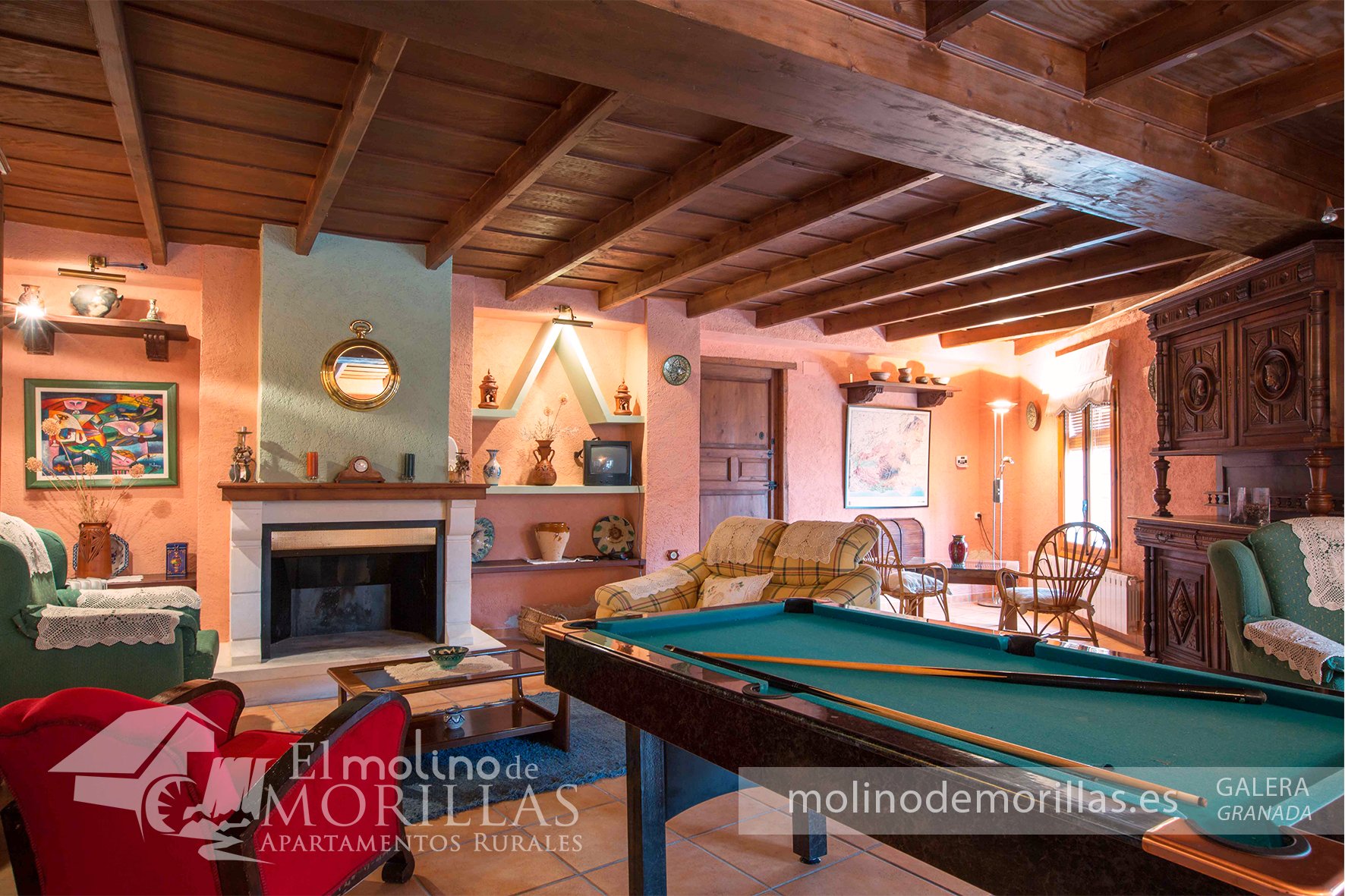 Salón común lounge Biblioteca