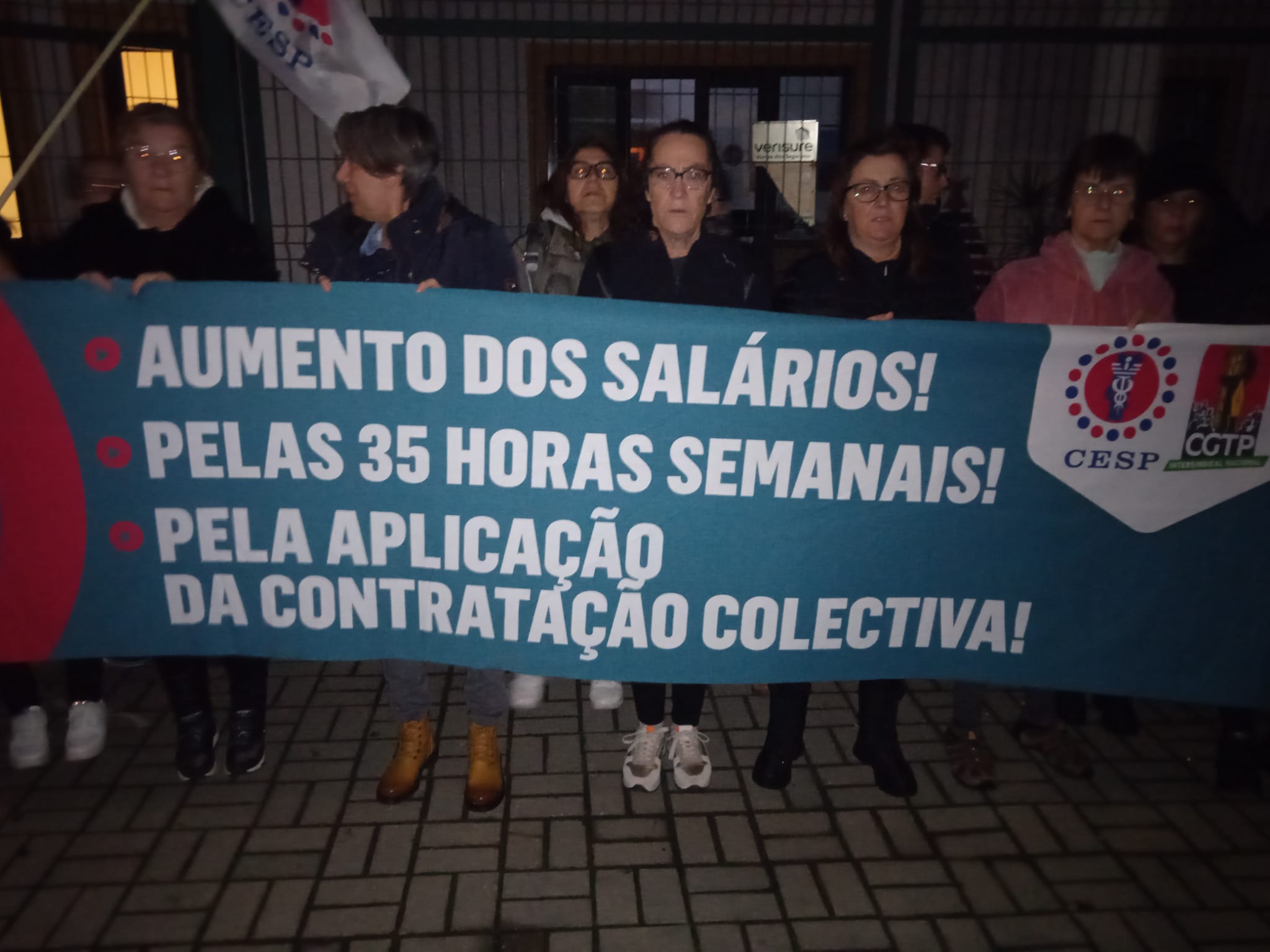 Piquete de Greve na Santa Casa da Misericórdia de Aljustrel!