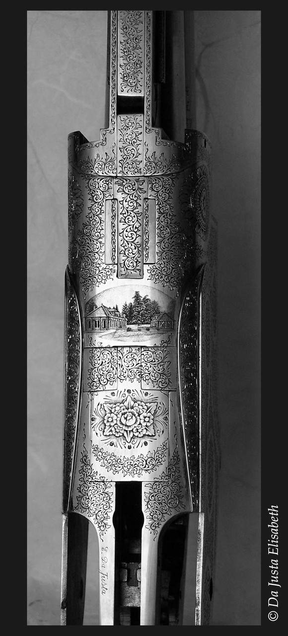 Ornament on an English scroll