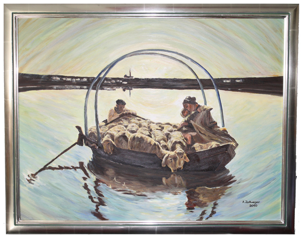 Kundenauftrag; Bild inkl. Einrahmung