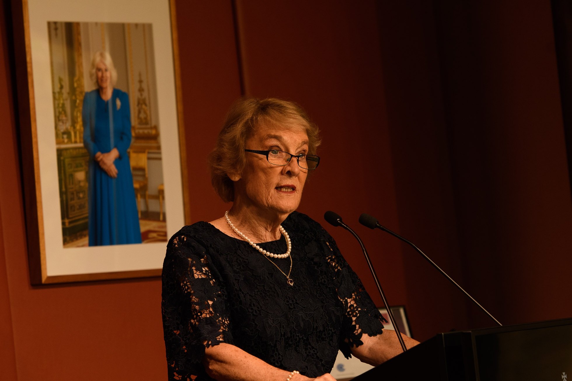 Janet Stewart, President, Commonwealth Day welcoming guests