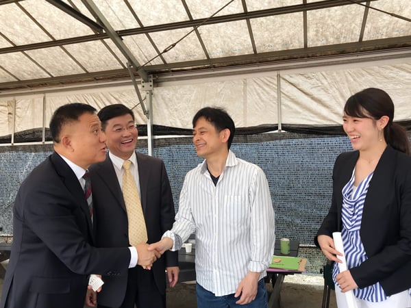 2018年5月 中日産学投資促進センターを通して中国より10名様