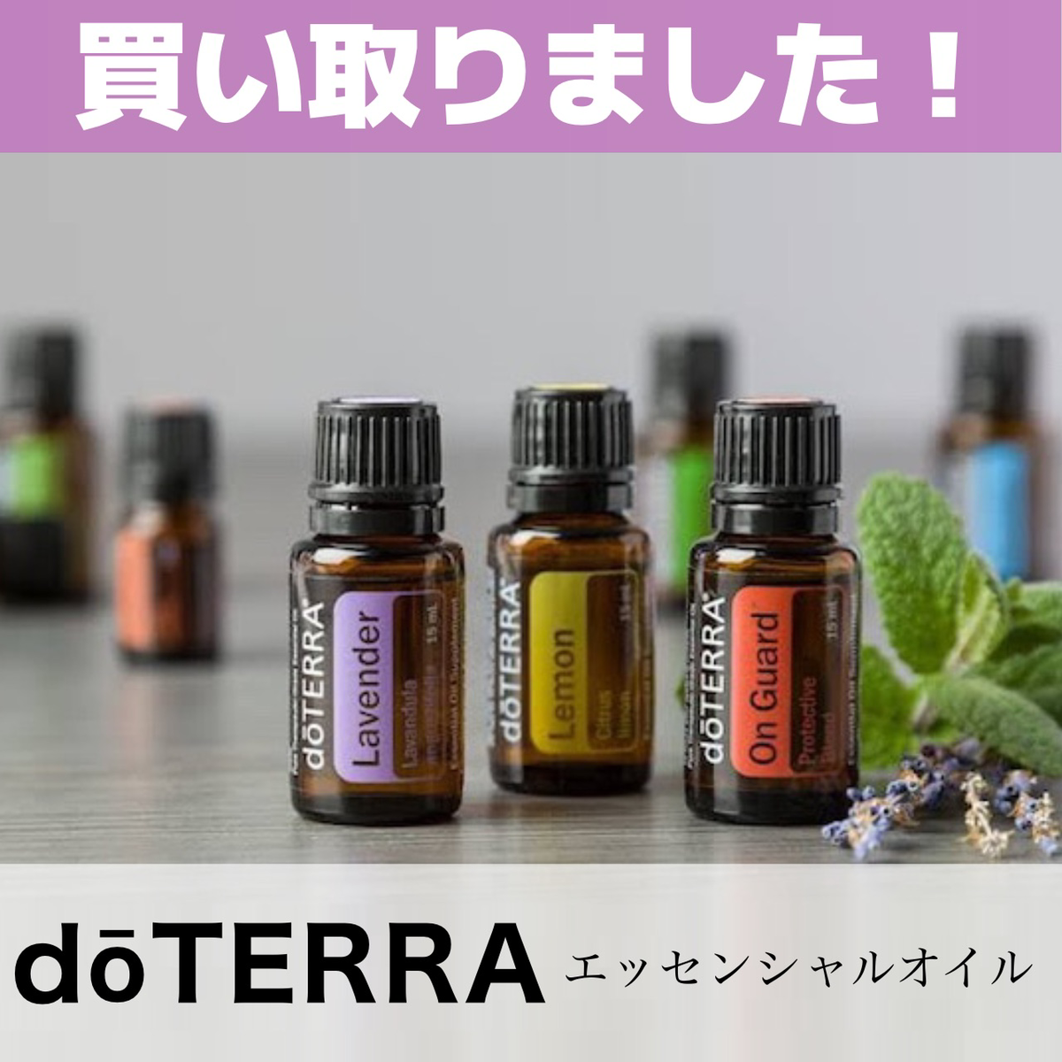 買取事例  ドテラジャパンのエッセンシャルオイル