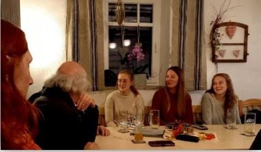 Gespräche zu Ankäufen in der Wampenloh v.l.n.r. Beate Küspert (LBV Wunsiedel), S. Schürmann zusammen mit L. Reiprich (zweite von rechts)(Naturschutzbehörde Wunsiedel) und die beiden Moorbeauftragten der Regierung S. Dischner und I. Peters (Quelle: G. Fro)