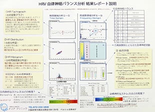 HRV　自律神経バランス分析