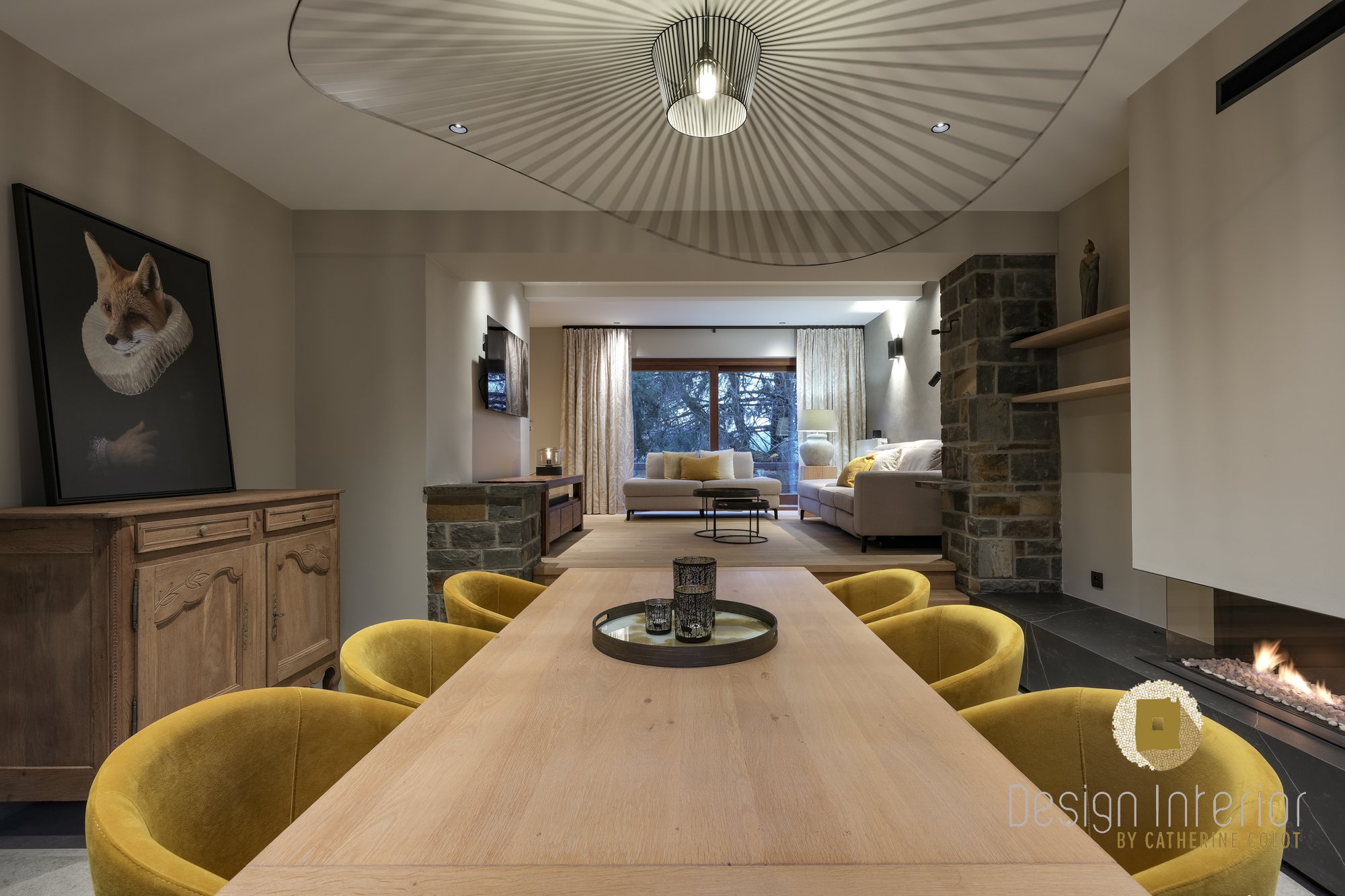 Rénovation d'un salon/salle à manger à Tellin