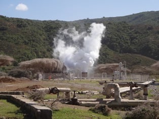 Geothermal Power plant in Aluto Langano, Ethiopia