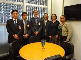 Meeting with Mr. Rodorigo, Chairman of ABECSO(the third person from right)