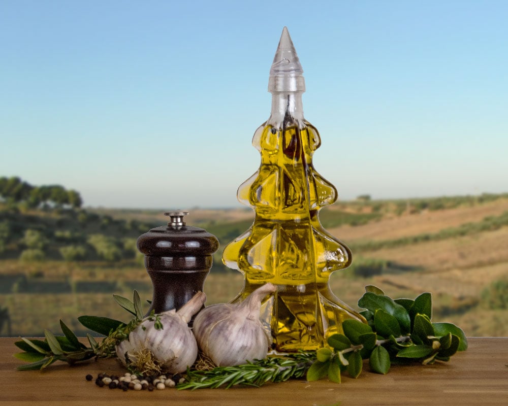 Zierflasche "Tannenbaum"