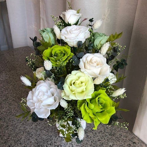 「レクイエムフラワー」　大切な家族の一員だった飼い犬の法要に