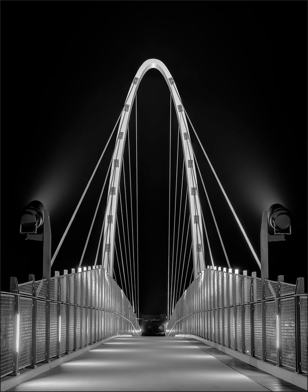 Pictorial Mono: "University District Gateway Bridge" by James White
