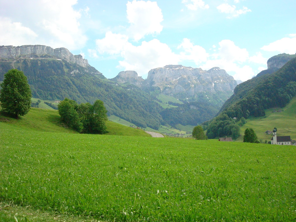 Trocken im Weissbad angekommen
