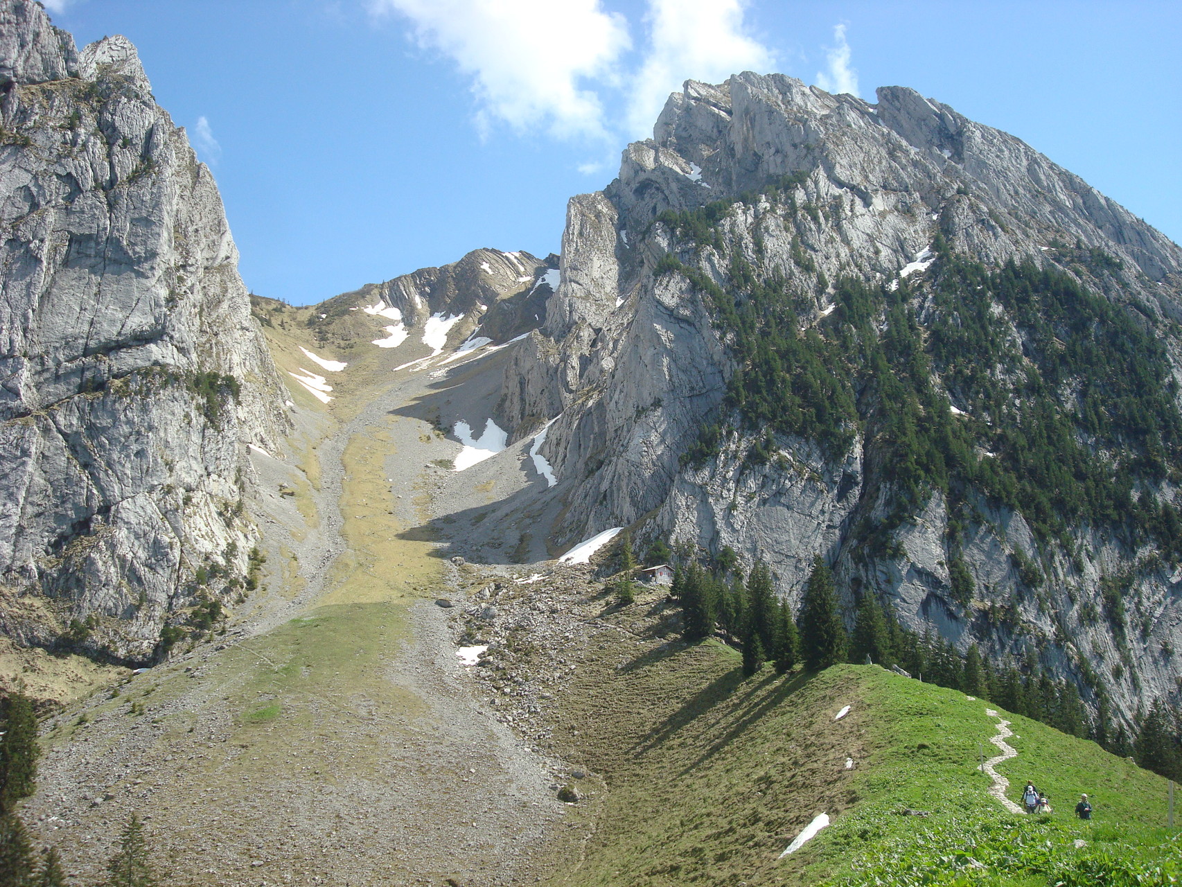 Da hinauf sollen wir noch, obwohl eigentlich nicht vorgesehen !