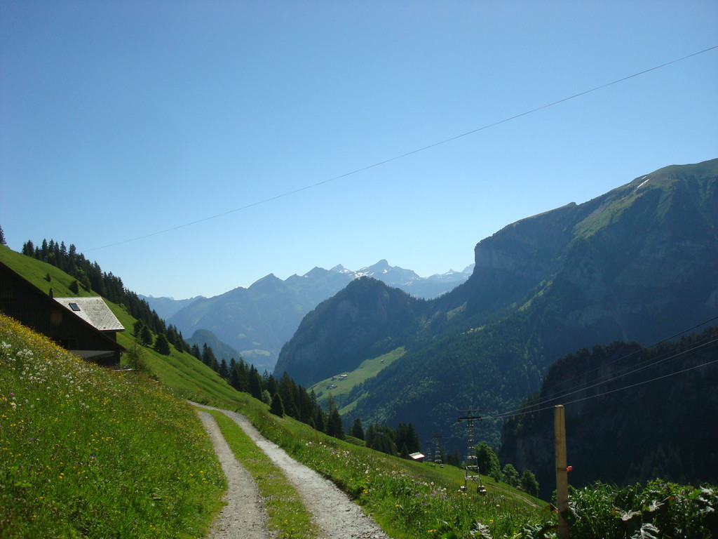 Blick von Gitschenen aus