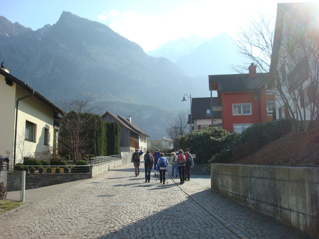 Start in Mälsnerdorf bei Balzers