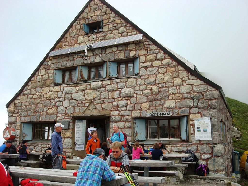 Pfälzerhütte und eine freudige Begegnung
