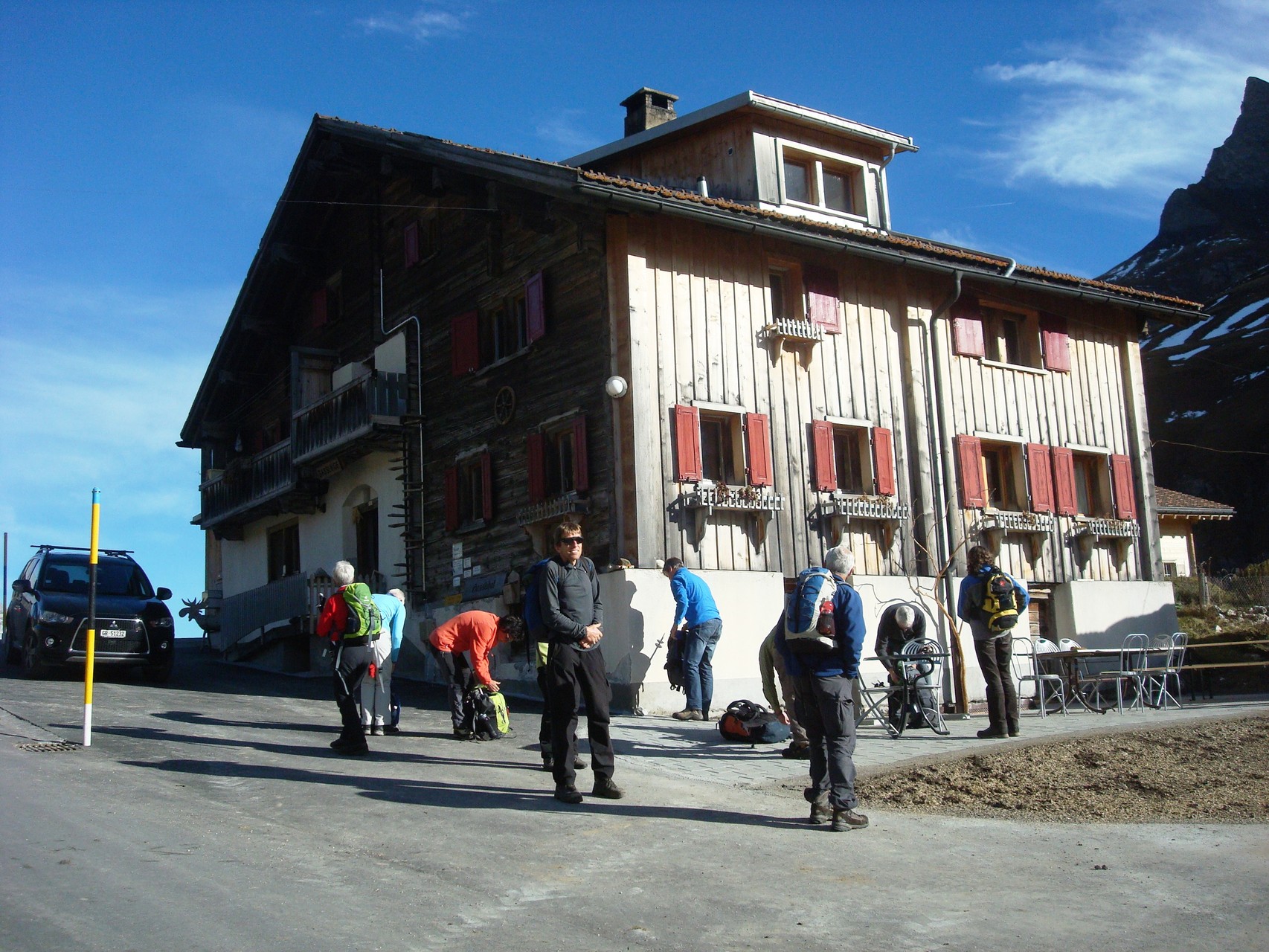 Start nach dem Morgenkaffe inThalkirch