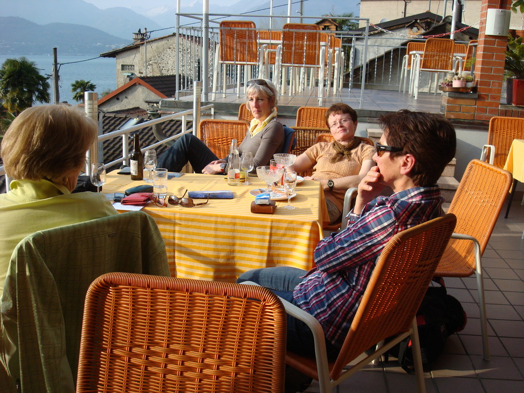 vor der Rückreise eine letzte Stärkung