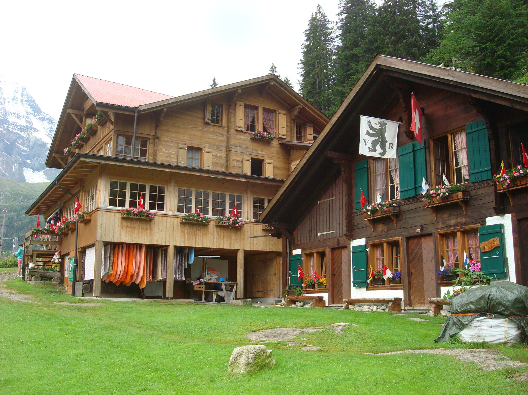 unsere Unterkunft: Berggasthaus Tschingelhorn