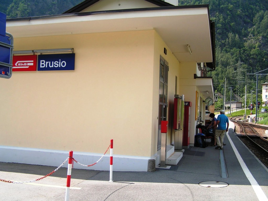 In Brusio endet die tolle Wanderung