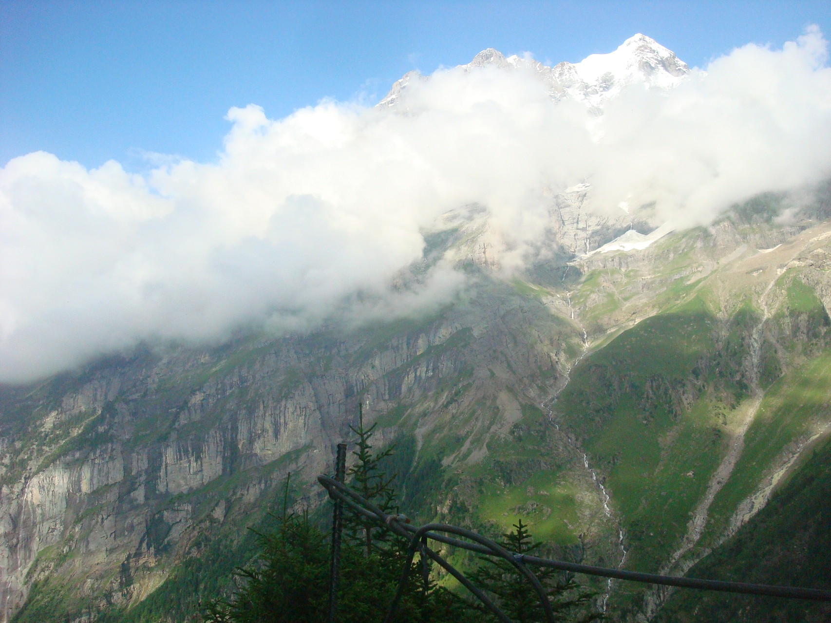 Jungfrau, leider etwas wolkenverhangen