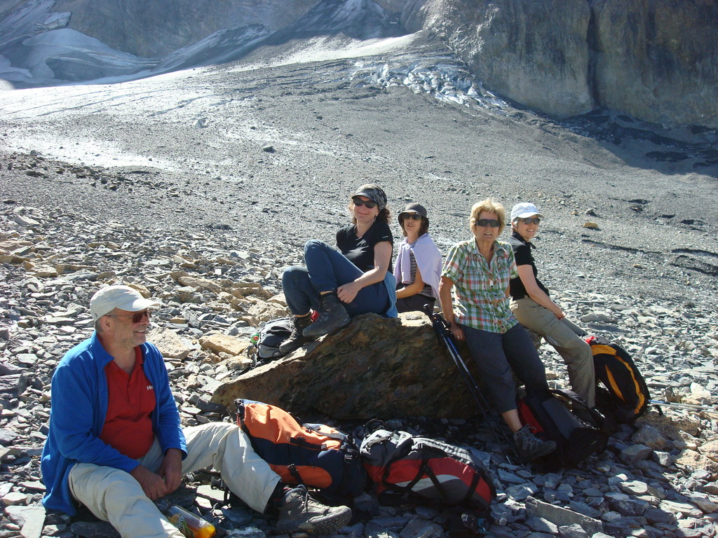 auf eisigem Sitzplatz
