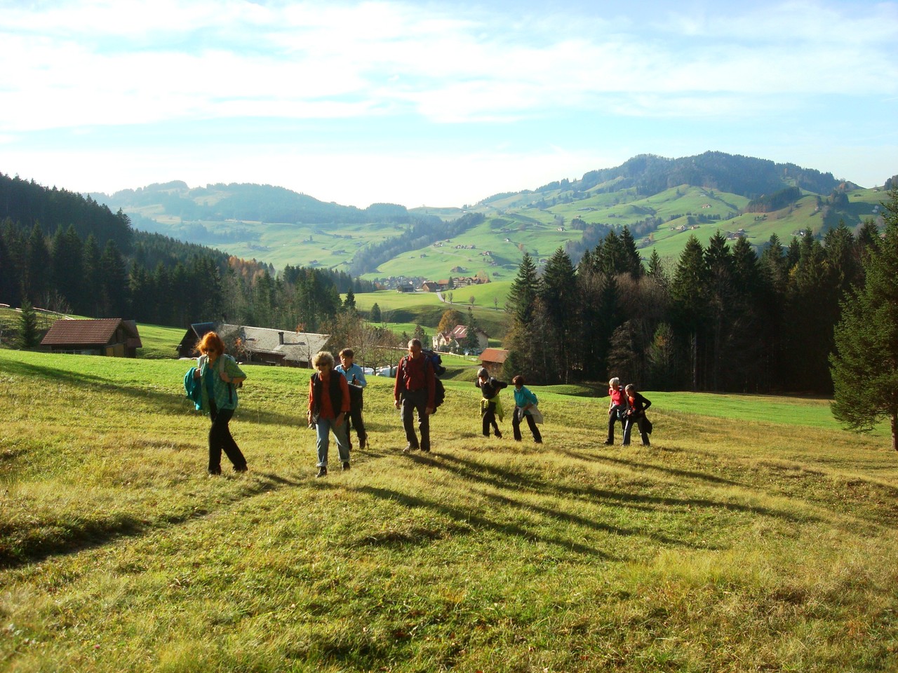 Aufstieg zur Lauftegg