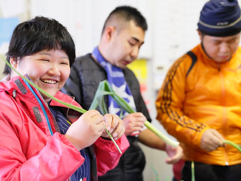 農業・福祉・まちづくりを連携している様子　1