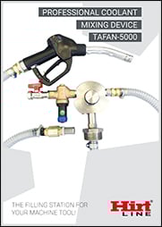 Professional coolant mixing device